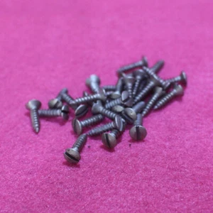 Hosco Schlitz Schlagbrett Schrauben für Telecaster (20) 3 mm x 12 mm - unbeschichtet - Bild 1 von 4