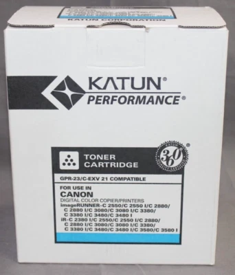 Cartucho de tóner Katun Performance para Canon ~ Compatible con GPR-23/C-EXV 21 ~ Cian Foto 1 de 4