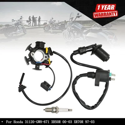 Bujía de bobina de encendido del estator para Honda XR50R 00-03 XR70R 97-03 31120-GW8-671 Foto 1 de 4