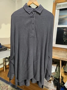 CP Shades San Francisco Henley Tunica Camicia Donna S – Nero 100% Rayon - Foto 1 di 7