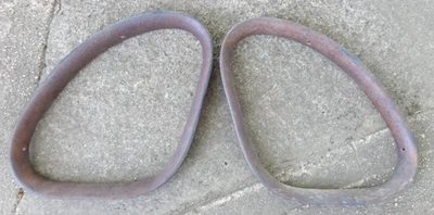 Chevy 1937 1938 cupé cuarto ventana decoración molduras original GM par Foto 1 de 4