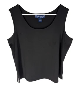 SUSAN GRAVER Tank Gr. XL flüssiger Strick ärmellos Mikrofaser edel Business - Bild 1 von 4