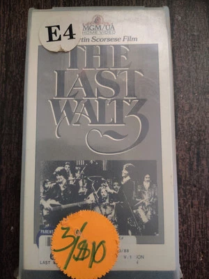 The LAST WALTZ VHS  Rare Rental Hard Clearcase Scorsese The Band Dylan Dr John - Image 1 of 4