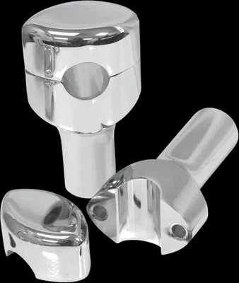 LA Choppers 3 polegadas cromado guidão liso riser Yamaha V Star 650 98-16 - Imagem 1 de 3