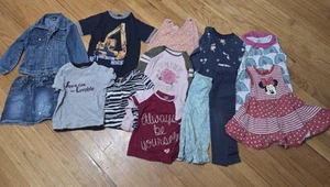 4t Kids Short Sleeve/Long Sleeve Shirts, Pants, Dresses, Skirt And Jean Jacket! - Picture 1 of 6