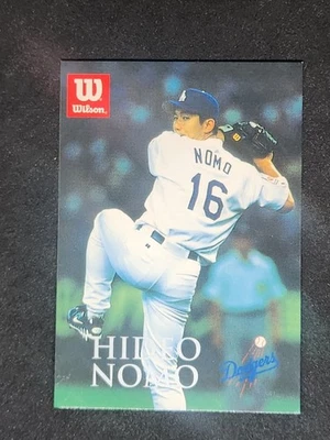 罕见 1996 - 1997 年 Wilson Hideo Nomo 日本独家促销洛杉矶道奇队 — 第 1/2 张图片