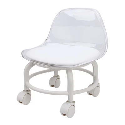 Short Rolling Stool Chair Smooth Movement Multifunctional Space Saving 360 - Image 1 of 4