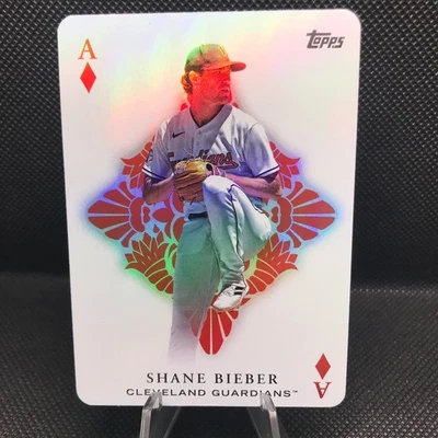2023 Topps Series 1 Shane Bieber All Aces Insert #AA-15 Cleveland Guardians MLB - Image 1 of 2