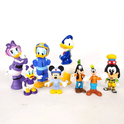 Disney фигурки Микки Гуфи Дональд Дейзи игрушка лот (торт Toppers?) - Изображение 1 из 4
