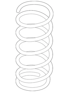 Genuine Nissan Coil Spring 54010-EZ81B - Picture 1 of 2