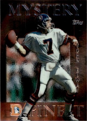 1997 Topps Mystery Finest Bronze #M10 John Elway - Image 1 of 2