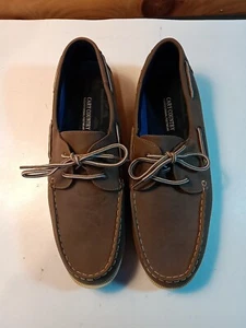 Neu ohne Etikett Cary Country Herren Schnürschuhe Bootsschuhe Größe 13M robust Freizeit braun - Bild 1 von 13