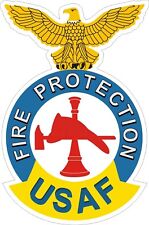 US Air Force USAF Fire Protection Decal / Sticker