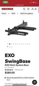 Yakima EXO SwingBase Hitch-Mounted Base Rack for EXO System