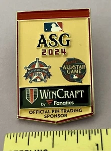 2024 Wincraft Sponsor Pin Texas MLB All Star Game 1 In. Pin All Star Logos New  - Picture 1 of 1