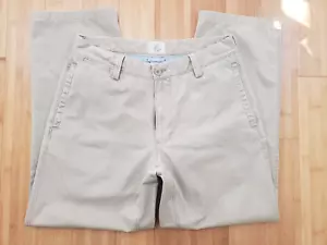 Men's Vintage Gap Khakis 33x32 Beige Relaxed Fit Chinos - Excellent Condition - Picture 1 of 10