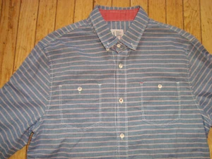 HOWE MEN'S 100% COTTON LONGSLEEVES BUTTON UP SHIRT SIZE LARGE BNWT@$89.00 - Picture 1 of 11