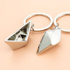 Men's Sailing Paper Boat Lovely Keychain Metal Alloy Boat Key Chains Key Ring S1