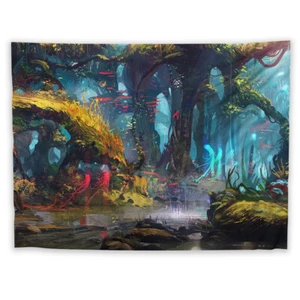 Fantasía Paisaje Tapiz Arte Sofá Colgante Pared Mesa Cubierta Cama Póster - Imagen 1 de 9