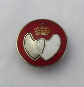 Fully Hallmarked Silver & Enamel Blood Donors Badge, Birmingham 1951, HW Miller - Picture 1 of 4