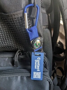 Samsonite Custom Luggage Tags Set Of 2 - Picture 1 of 2