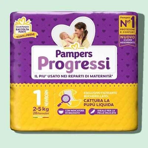 Pampers Progressi Windeln Gr.1 , 2-5kg - 28 Windeln Neugeborene Newborn - Bild 1 von 1