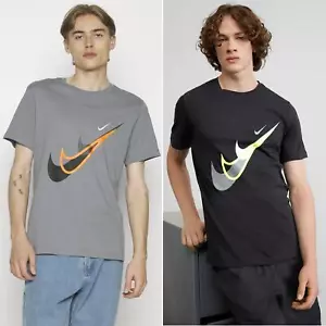 Nike Standard Issue Moto T Shirt Sportswear Club Swoosh Logo Crew Tee - Picture 1 of 12