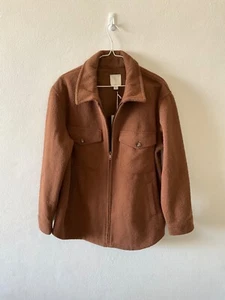 Joie - BNWT - Ladies Brown Overshirt Jacket - Size L. - Picture 1 of 9