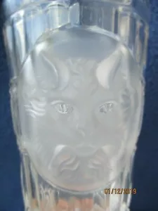 dlg Lalique Crystal Glass Cat Decor Bacchante Cat Bacchante - Picture 1 of 12