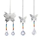 Crystal Suncatchers Prism Butterflies Rain-bow Maker Window Wind Chime