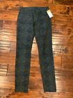 KUT From The Kloth Gray Snakeskin Print Skinny Jeans, Size 2
