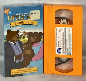 Little Bear Family Tales Video Tape VHS 1997 Nickelodeon Nick Jr Vintage Sendak - Picture 1 of 2