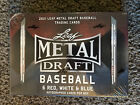 2021 Leaf Metal Draft Baseball Hobby Box Red White & Blue Edition Sealed RWB