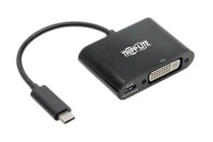 Tripp Lite USB 3.1 USB-C to DVI Adapter with PD Charging 1080p U444-06N-DB-C - Picture 1 of 2