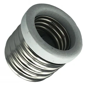 Halco 91002 E39 Mogul Base To E26 Medium Base Socket Reducer Adapter Porcelain - Picture 1 of 3
