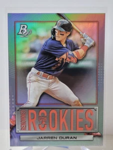 🔥2022 Topps Bowman Platinum JARREN DURAN #RR-3 RENOWNED ROOKIES RED SOX🔥 - Picture 1 of 2