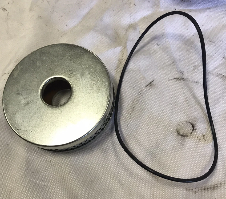 NEW FORD DAVID BROWN CASE INTERNATIONAL HARVESTER POWER STEERING FILTER W/GASKET - Image 1 of 2