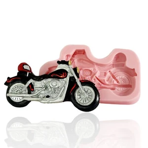 Motorcycle Silicone Mold, chocolate, fondant, polymer clay, soap, wax mold (775) - Picture 1 of 7