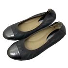 Skechers Gray Ballet Shoes  Women Size 7.5 Slip on Balletcore Flat Classic Basic