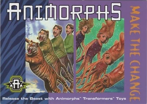Animorphs Make The Change Transformer Toys Release Beast Promotional postcard RC - Picture 1 of 2
