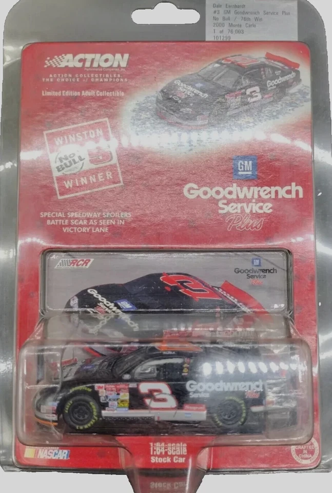 2000 Dale Earnhardt  #3 GM Goodwrench No Bull 76th Win 1/64th FREE SHIPPING! - Image 1 of 1