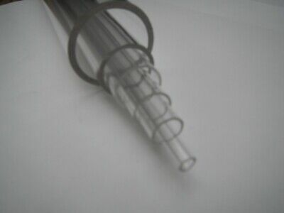 CLEAR ACRYLIC PERSPEX ROUND PIPE TUBE BAR HOLLOW 18mm 20mm 25mm 30mm 40mm 50mm  • 3.99£
