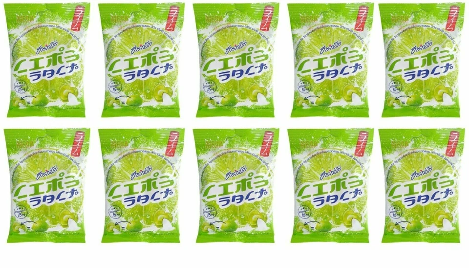 40g Heartbeat Sour Salt Lemon Lime Flavor Candy With Vitamin C 15mg 10 Tablets