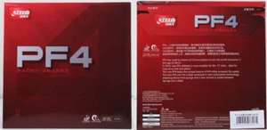 2x DHS PF4 Tischtennis Beläge/Schwamm Blätter, Pips-in, Neu, USD - Bild 1 von 1