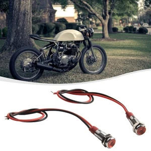 2PC 12V Ultra Small Red LED Brake & Running Tail Light Panel Lamp KIT - Picture 1 of 12