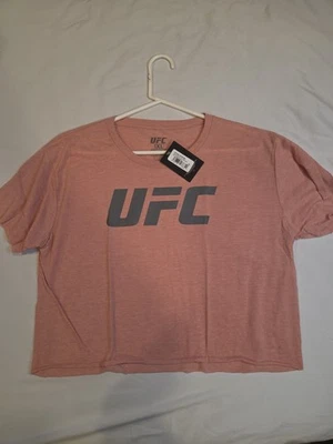 Camiseta corta UFC para mujer talla XL rosa nueva con etiquetas Foto 1 de 4