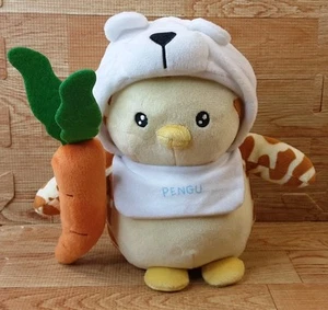 Lil Carrot Giraffe w/ Polar Bear Hat 9" Pudgy Penguins Stuffed Plush Animal - Picture 1 of 9