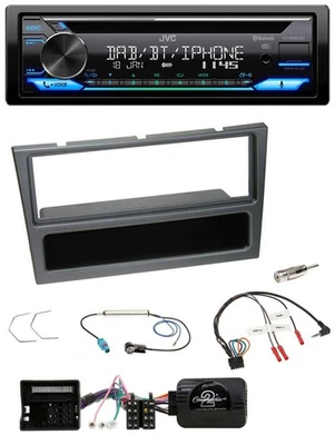 JVC Bluetooth Lenkrad USB DAB CD Autoradio für Opel Corsa C Meriva Vectra C Tigr - Bild 1 von 4
