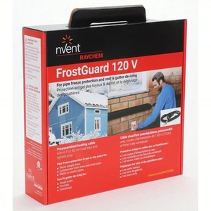 Cable de calefacción eléctrica Frostguard Fg1-24P, 120 Vac, 24 pies de longitud - Imagen 1 de 2