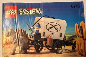 LEGO Western Set 6716 Weapons Wagon, 75% complete, w/instructions 
